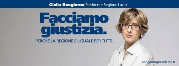 Regione Lazio. Perché voto Giulia Bongiorno?