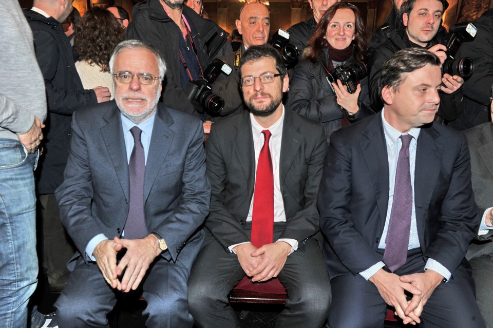 Andrea Riccardi, Andrea Romano e Carlo Calenda