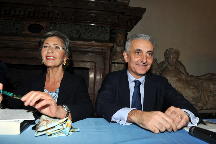 Gaetano Quagliariello e Anna Finocchiaro