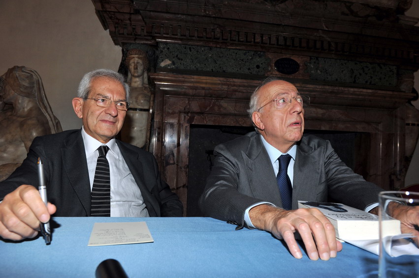 Luciano Violante e Fedele Confalonieri