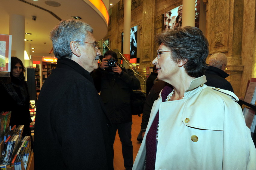 Massimo D'Alema e Anna Finocchiaro