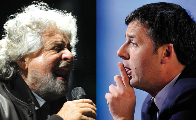 Renzi e Grillo, questione di “trolls”