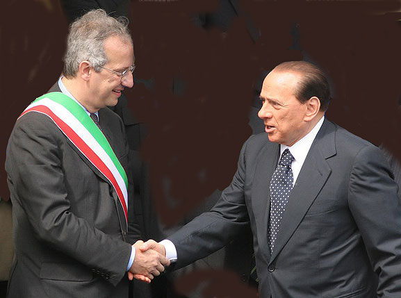 Walter Veltroni e Silvio Berlusconi