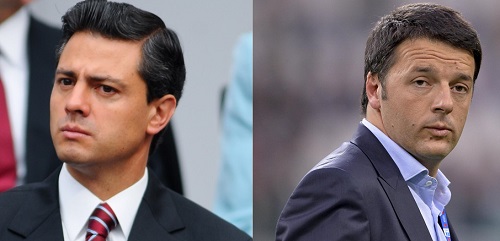 Simpatie e similitudini tra Matteo Renzi e Enrique Peña Nieto