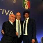 Carlo Tavecchio, Giancarlo Abete e Demetrio Albertini