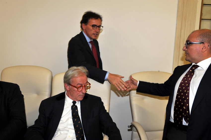 Vittorio Feltri, Francesco Boccia e Gennaro Sangiuliano
