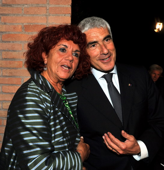 Valeria Fedeli e Pierferdinando Casini