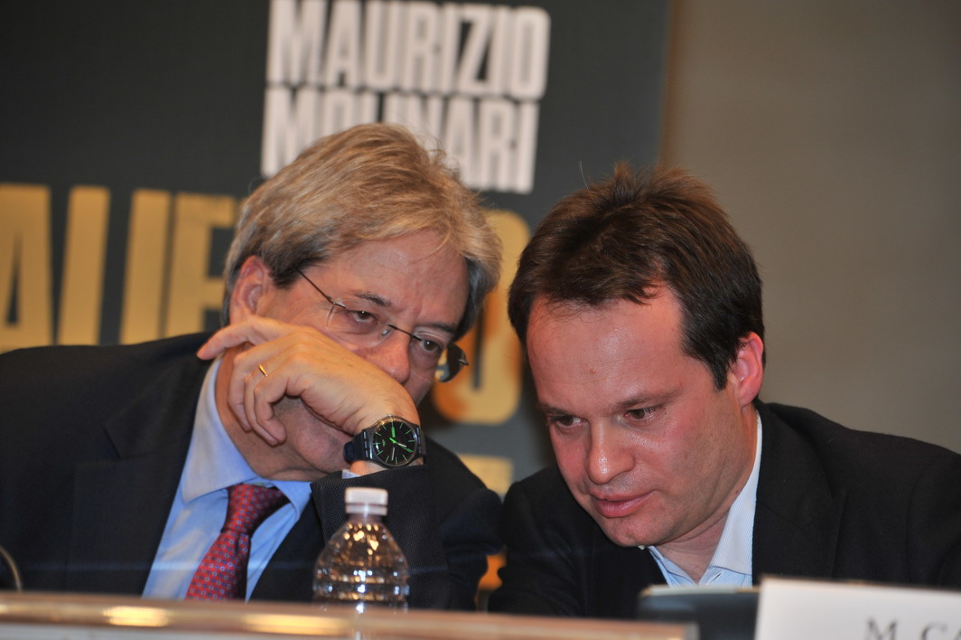 Paolo Gentiloni e Marco Carrai