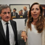 Gianni Alemanno con la moglie Isabella Rauti