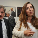 Gianni Alemanno con la moglie Isabella Rauti