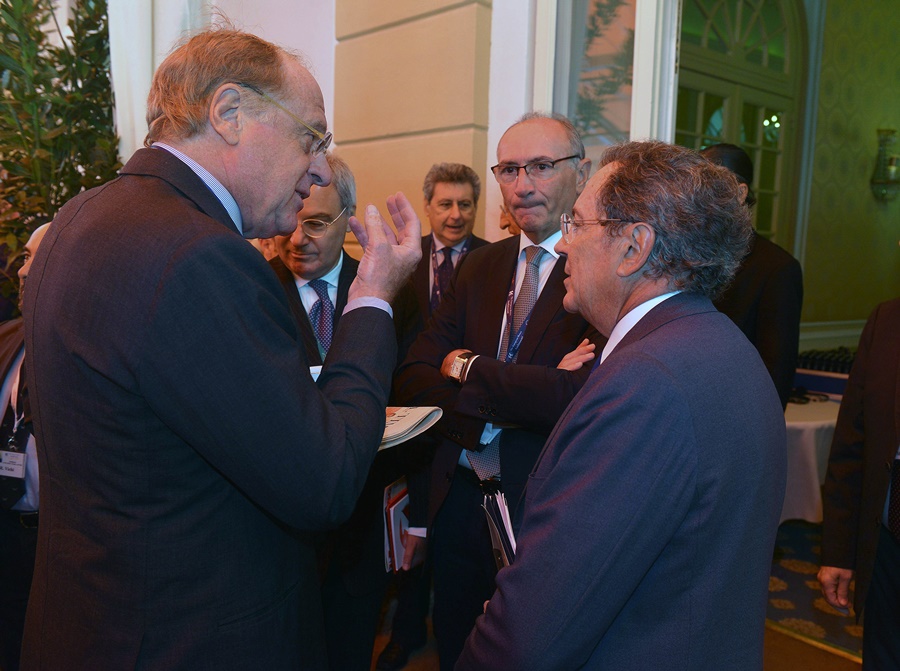 Paolo Scaroni, Federico Ghizzoni e Gian Maria Gros Pietro