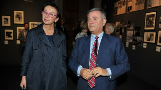 Monica Mondardini ed Ezio Mauro