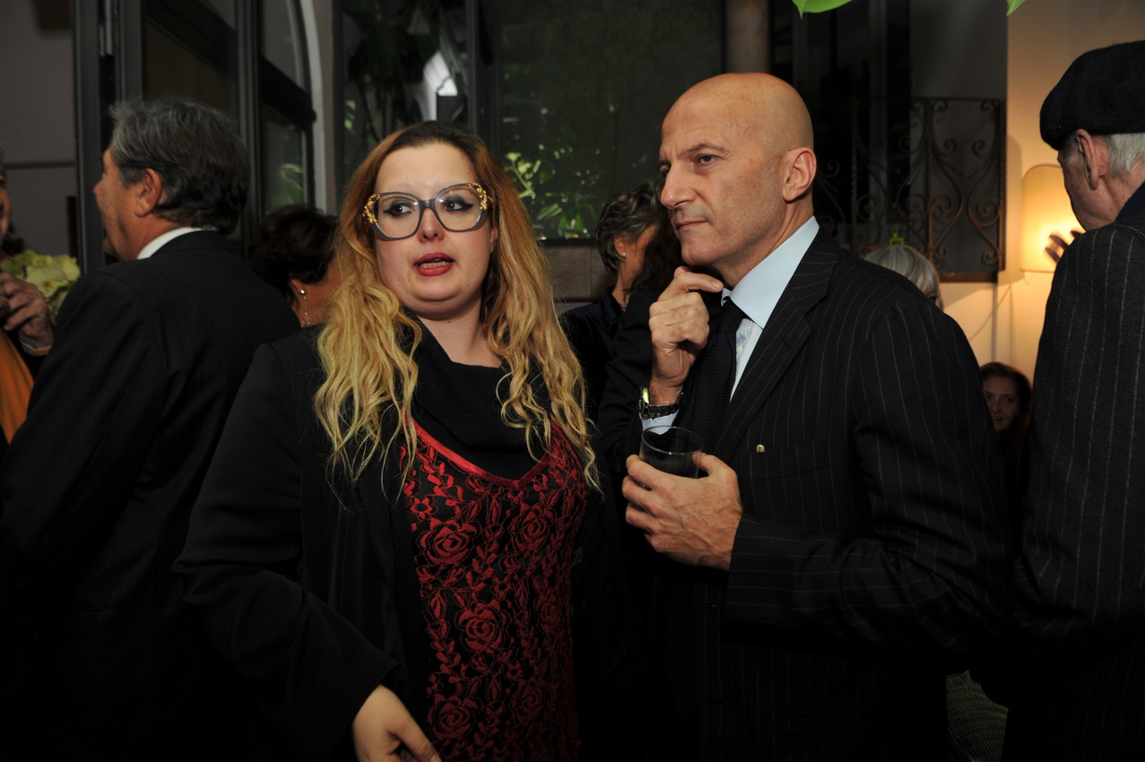 Monica Macchioni e Augusto Minzolini