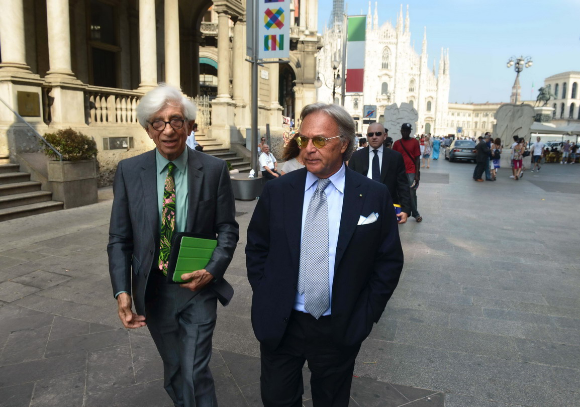 Franco De Benedetti e Diego Della Valle
