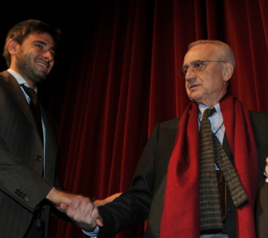 Alessandro Di Battista e Paolo Flores D'Arcais