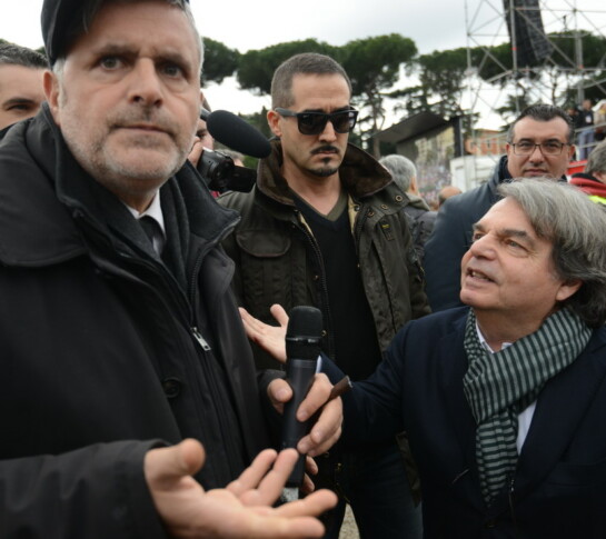 Enrico Lucci e Renato Brunetta