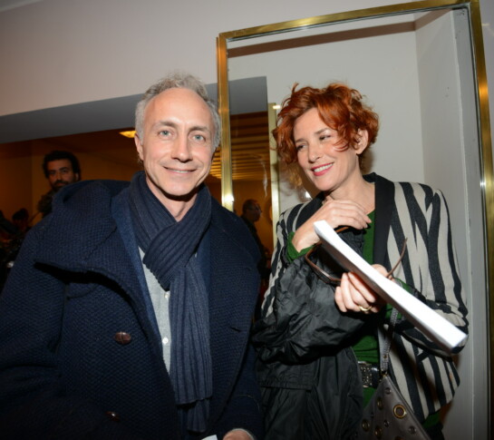 Marco Travaglio e Lucrezia Lante della Rovere