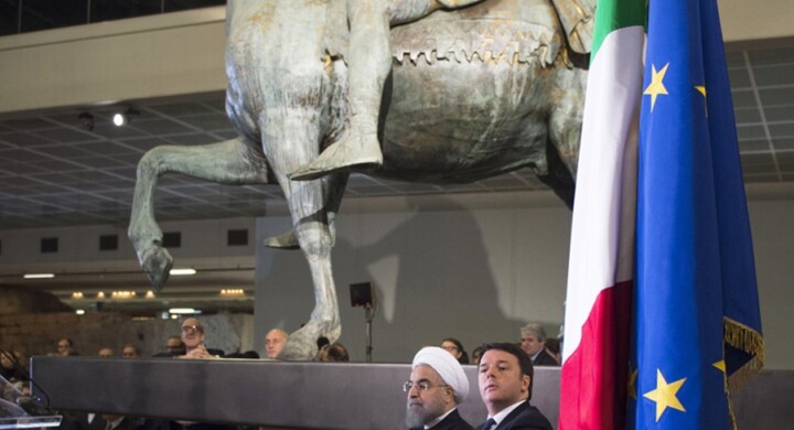 Renzi, Rouhani e i nudi coperti