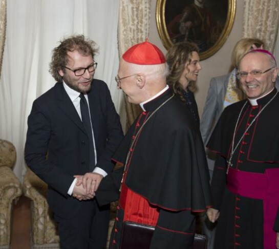 Luca Lotti, Angelo Bagnasco e Nunzio Galantino Patti Lateranensi
