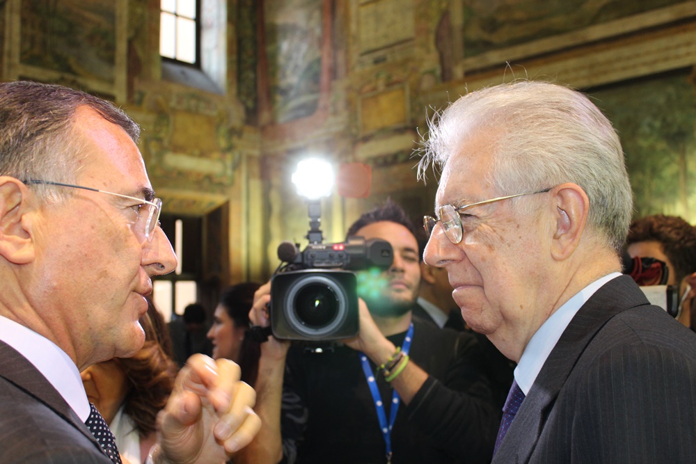 Franco Frattini e Mario Monti