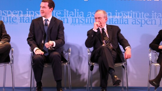 George Osborne e Pier Carlo Padoan