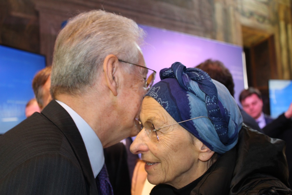 Mario Monti e Emma Bonino