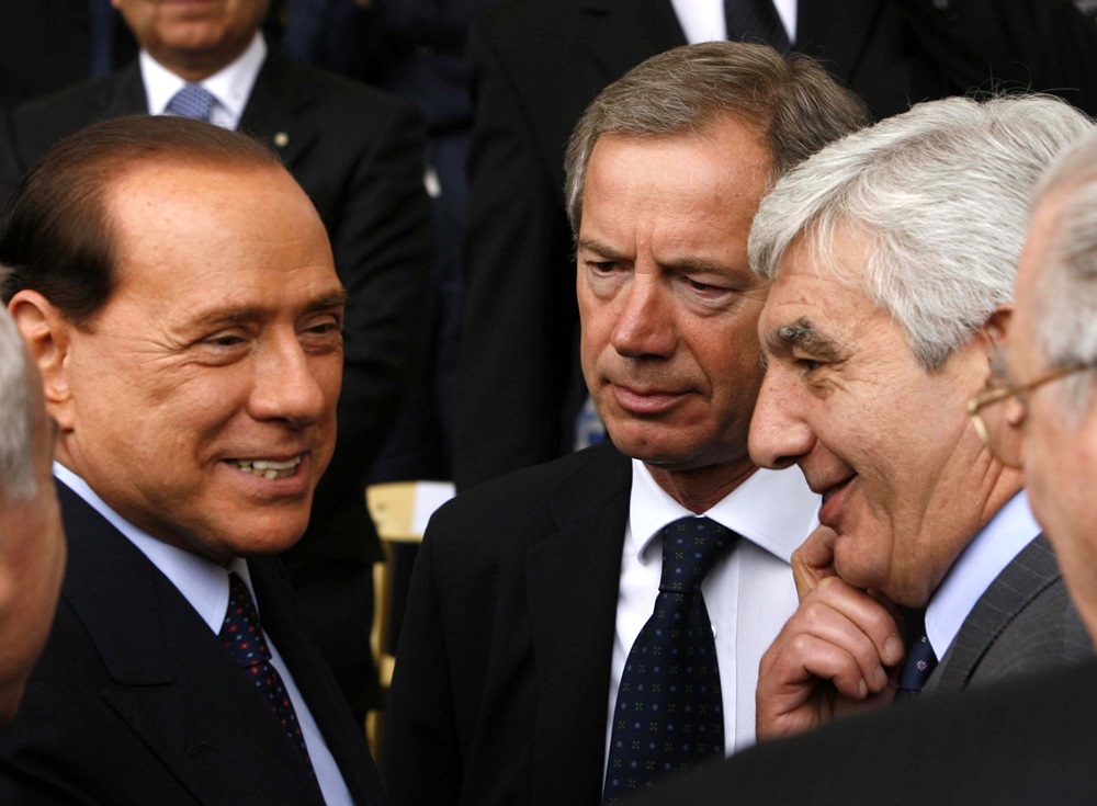 Silvio Berlusconi, Guido Bertolaso e Gianni De Gennaro