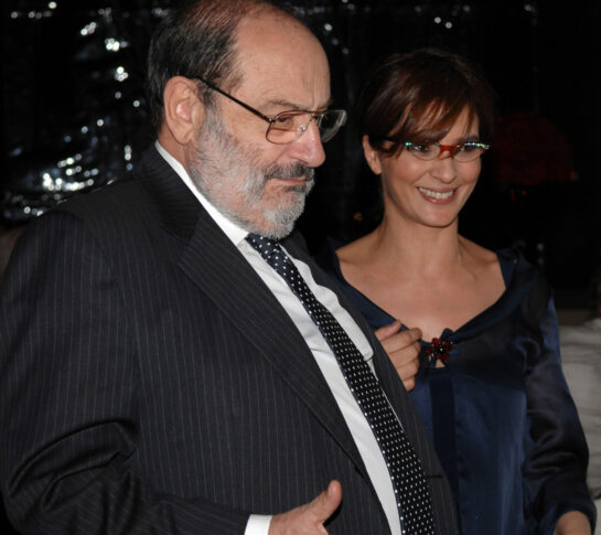 Umberto Eco e Laura Morante