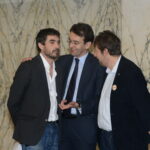 Nicola Fratoianni, Alfredo D'Attorre e Luca Casarini