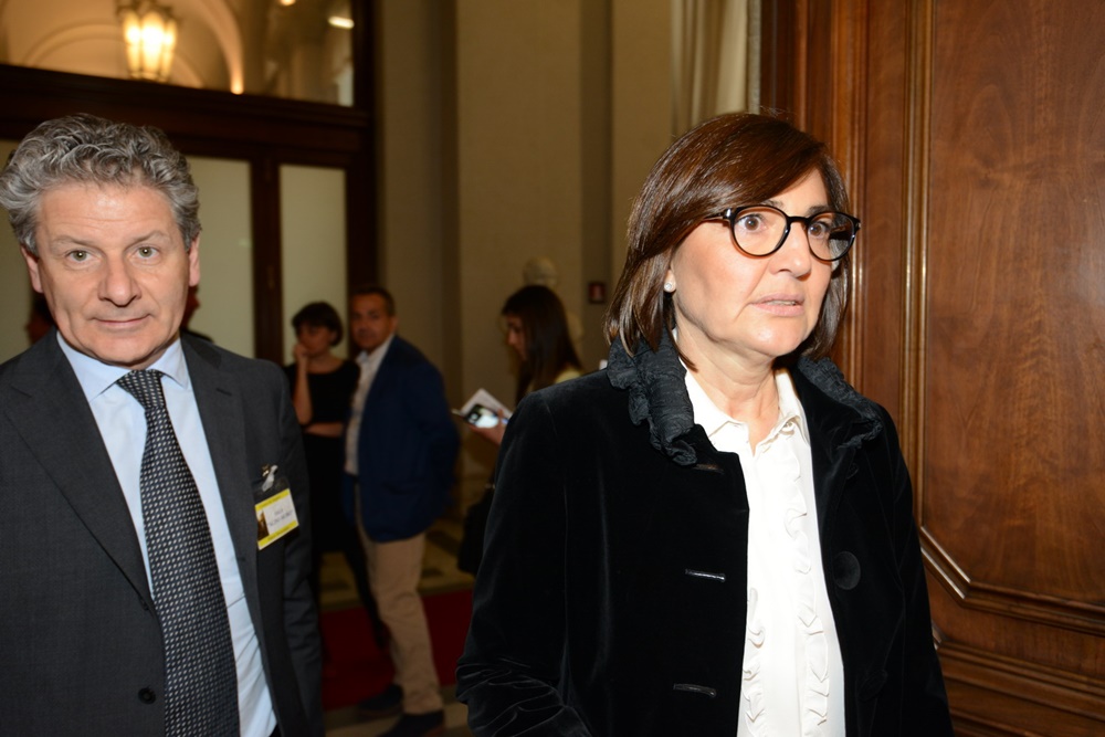 Pierangelo Albini e Renata Polverini