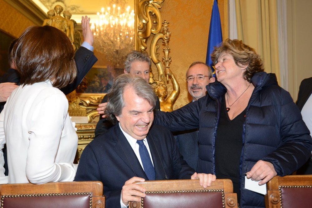 Renata Polverini, Renato Brunetta e Susanna Camusso
