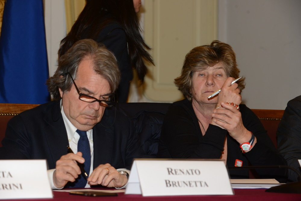 Renato Brunetta e Susanna Camusso