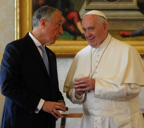 Papa Francesco e Marcelo Rebelo De Sousa