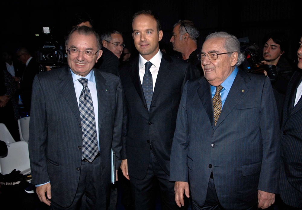 Giorgio Squinzi, Giulio Pedrollo e Pilade Riello