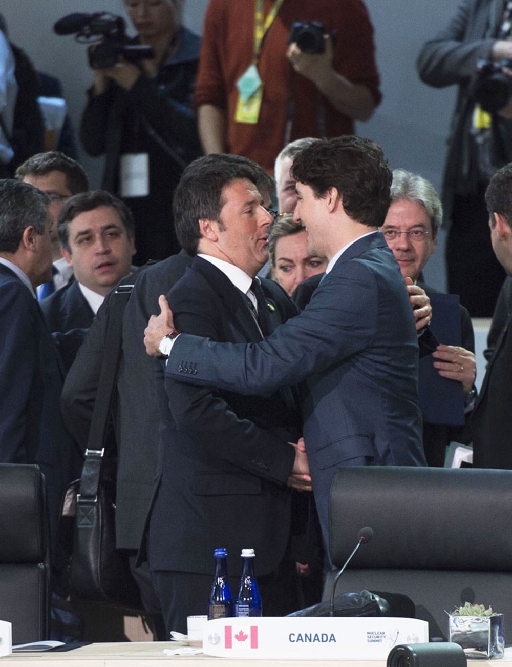 Matteo Renzi e Justin Trudeau