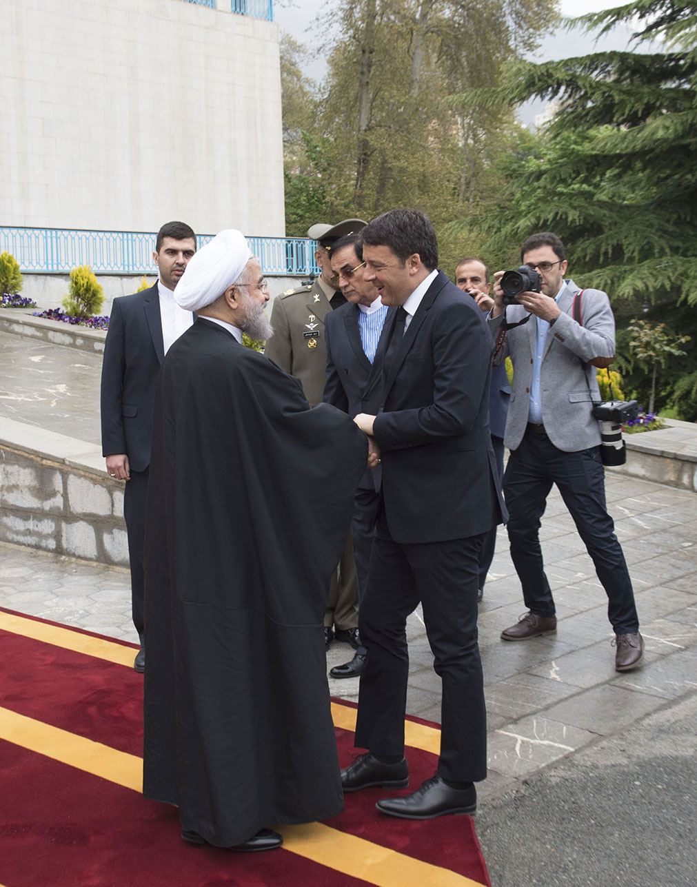 Matteo Renzi, Hassan Rouhani