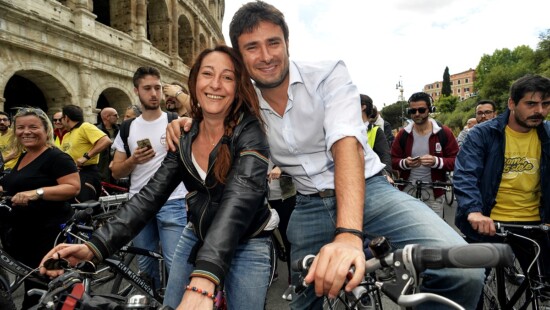 Paola Taverna e Alessandro Di Battista