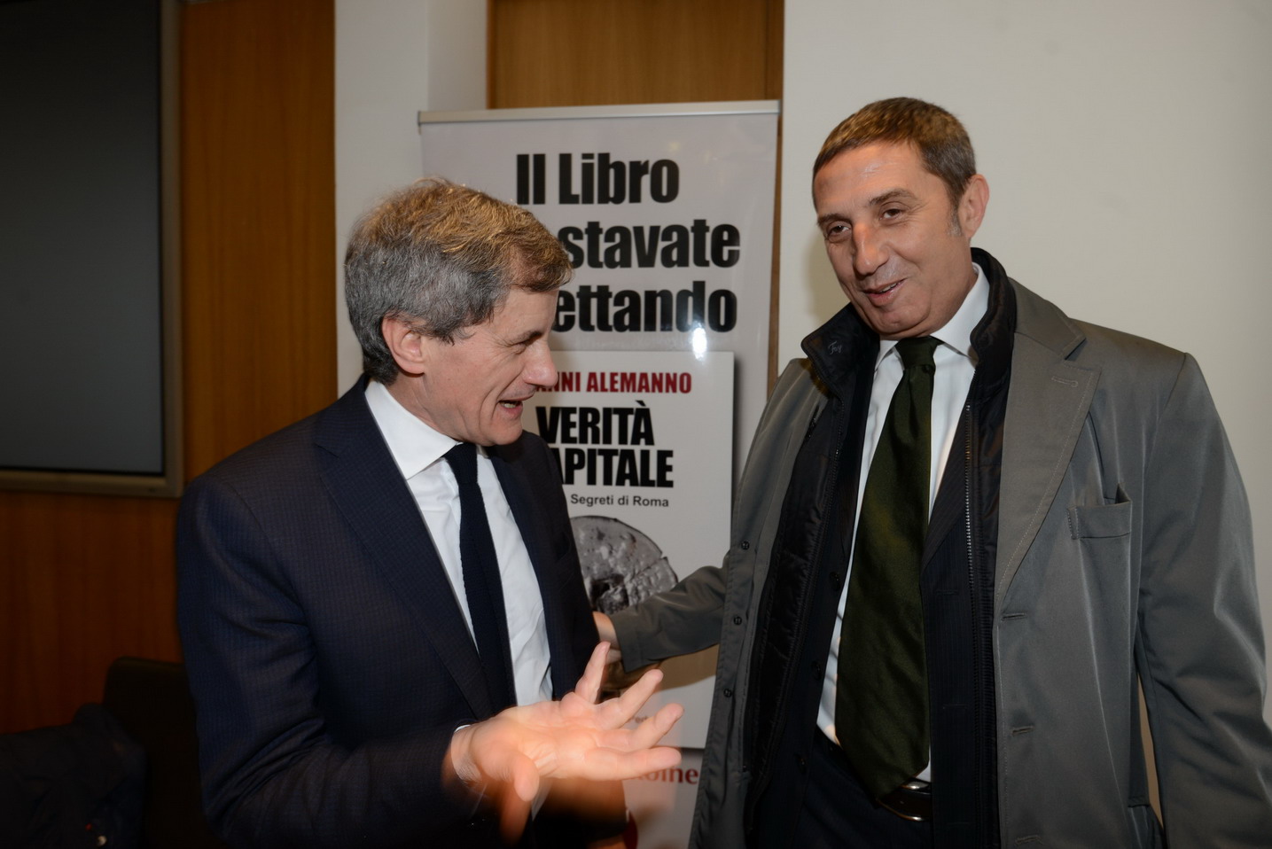 Gianni Alemanno e Gian Marco Chiocci