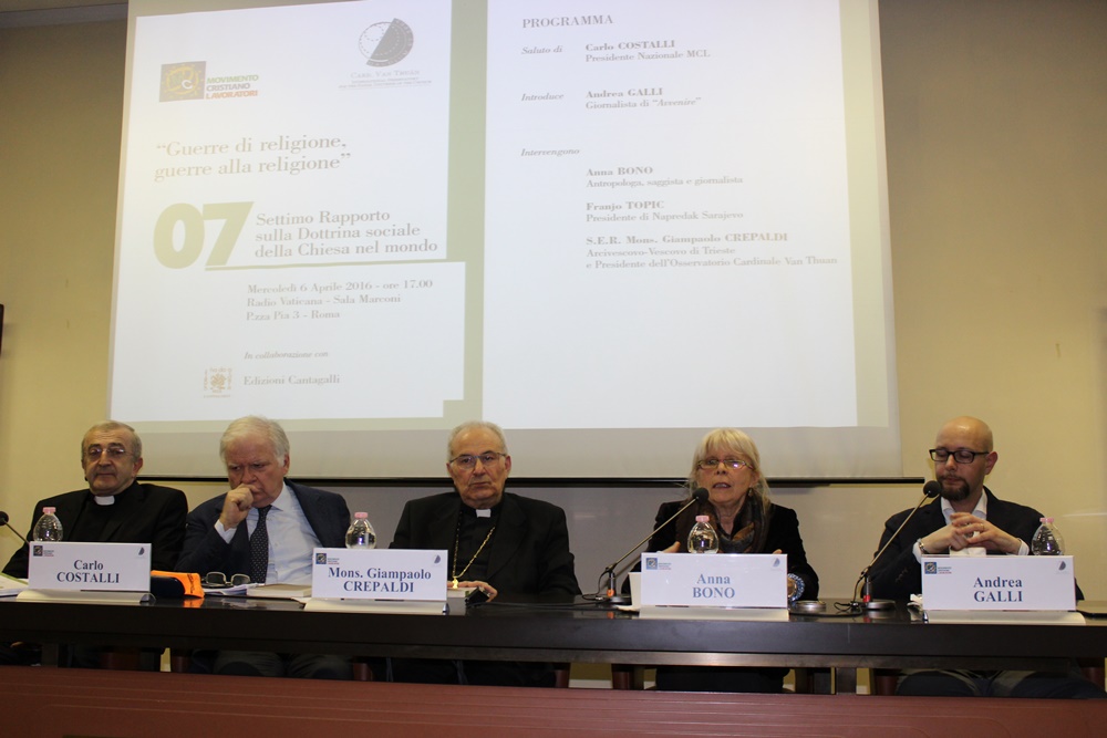 Carlo Costalli, Giampaolo Crepaldi, Anna Bono e Andrea Galli