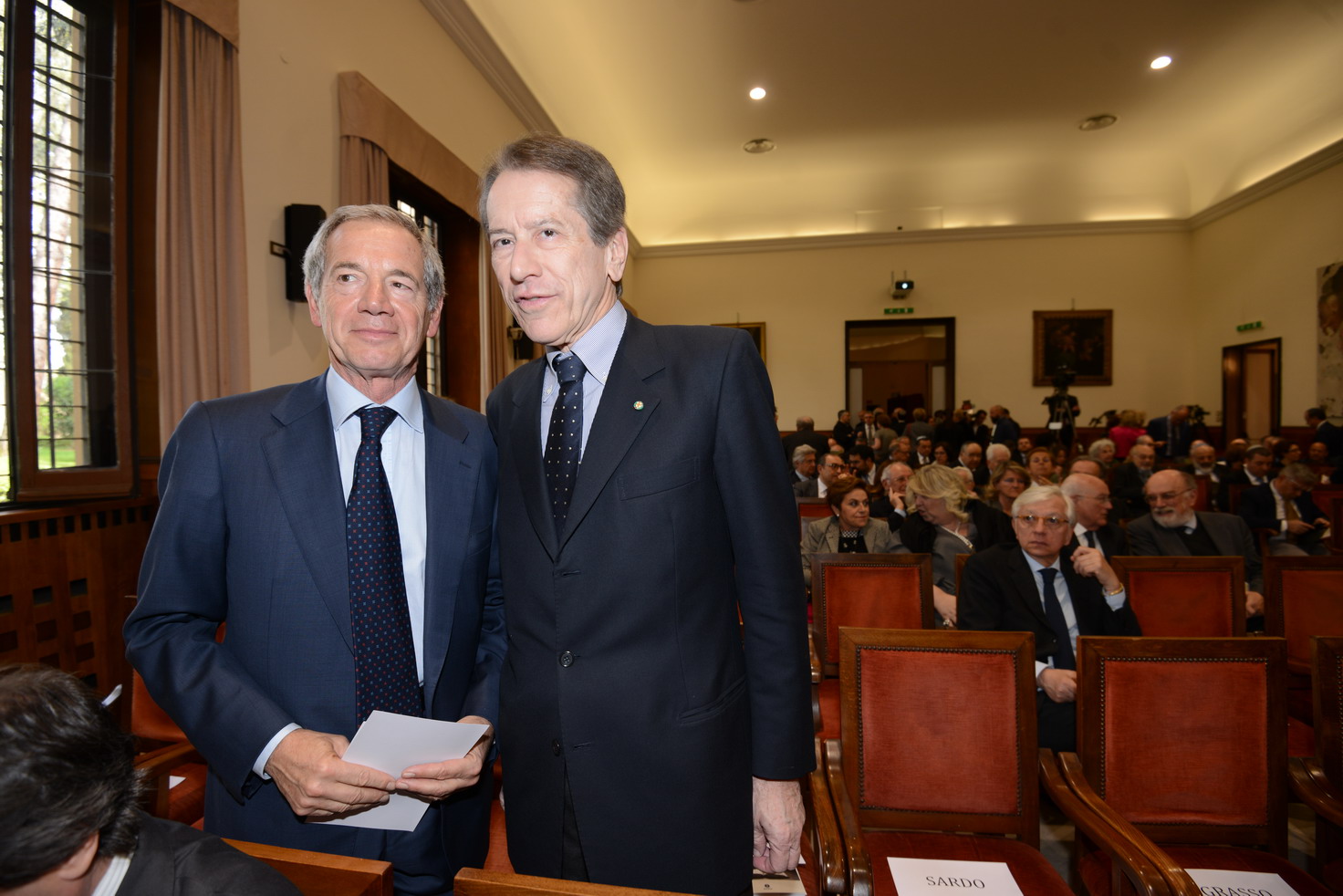 Guido Bertolaso e Giulio Terzi