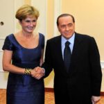 Silvio Berlusconi e Federica Guidi