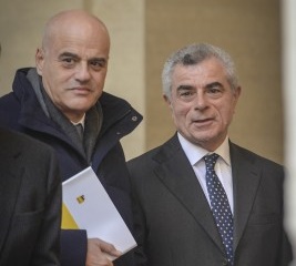 Mauro Moretti e Claudio Descalzi