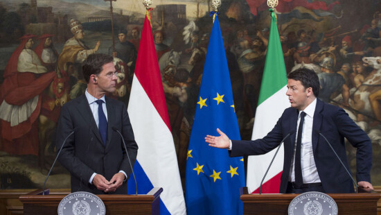Incontro Renzi - Rutte, dichiarazioni alla stampa