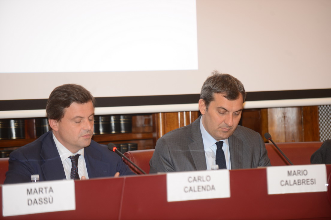 Carlo Calenda e Mario Calabresi