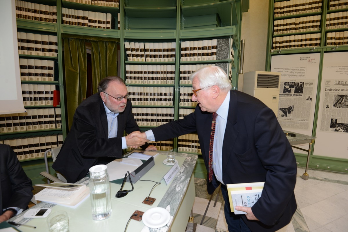 Claudio Petruccioli e Vittorio Emiliani