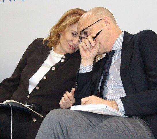 Monica Maggioni e Nicola Latorre