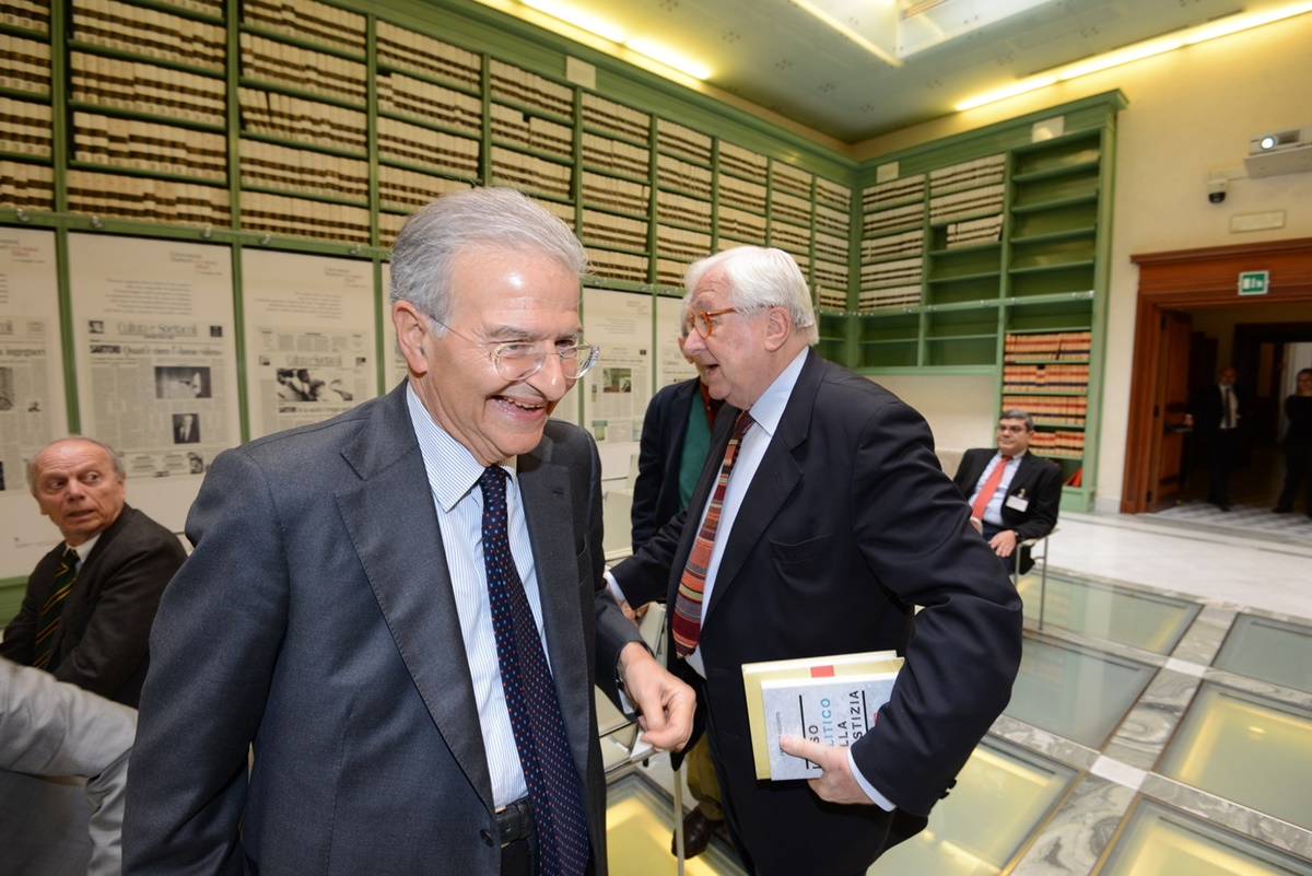 Fabrizio Cicchitto e Vittorio Emiliani