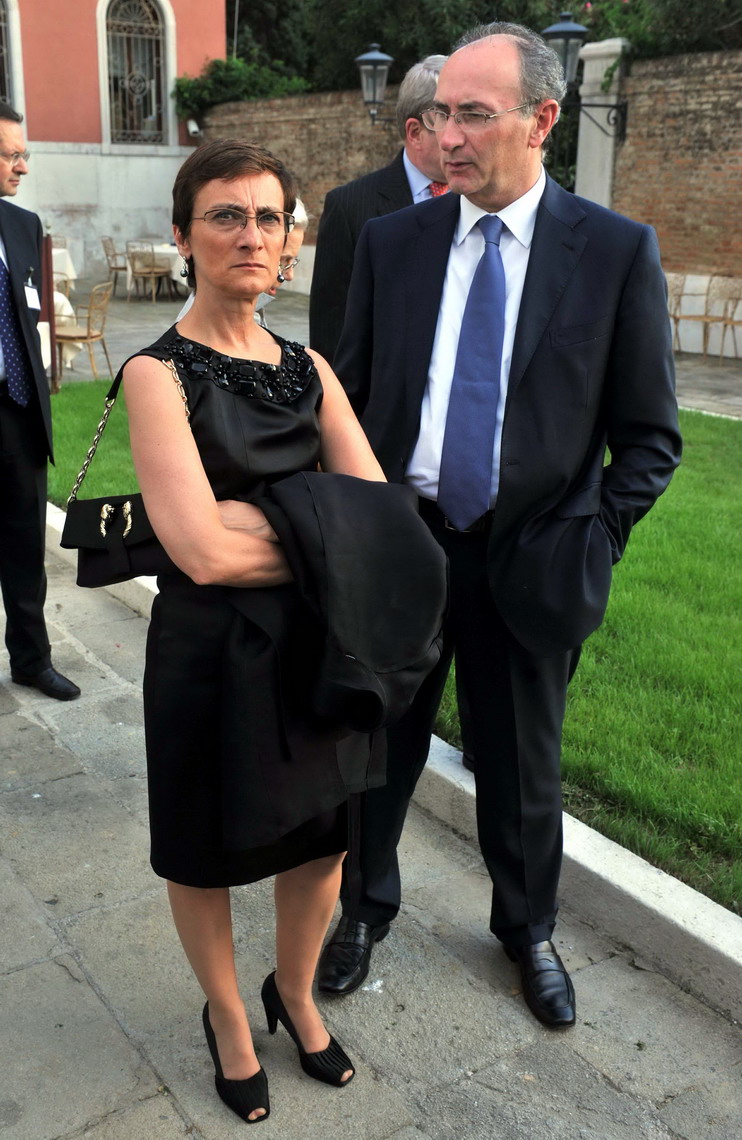 Federico Ghizzoni e moglie