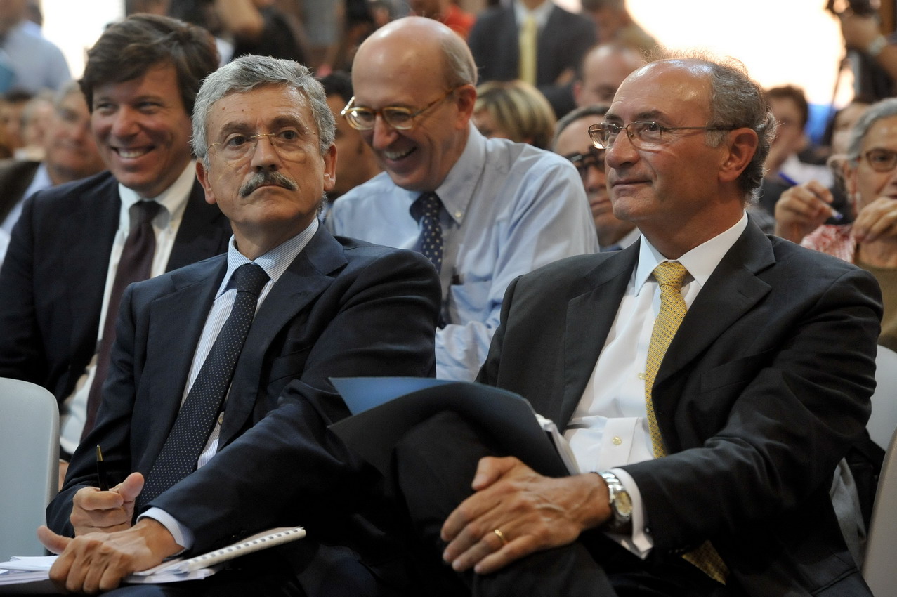 Massimo D'Alema e Federico Ghizzoni
