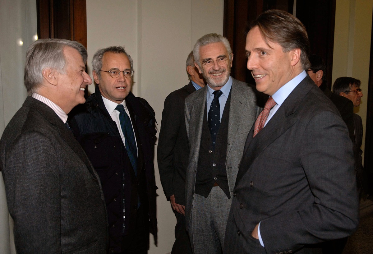 Feruccio De Bortoli, Enrico Mentana, Davide Croff e Andrea Bonomi (2013)